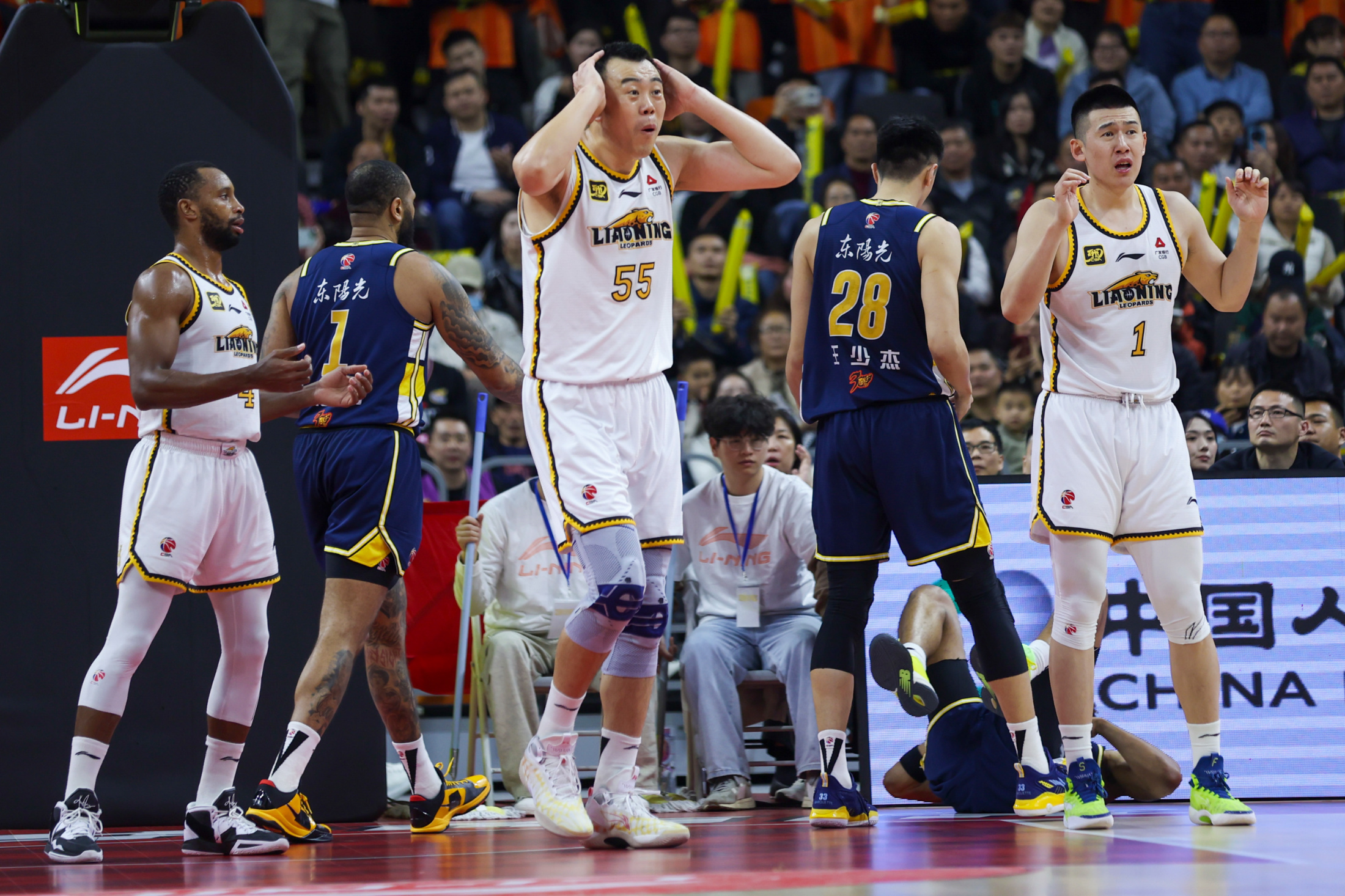 辽宁男篮再胜山东男篮,取得两连胜 辽宁男篮再胜山东男篮,取得两连胜